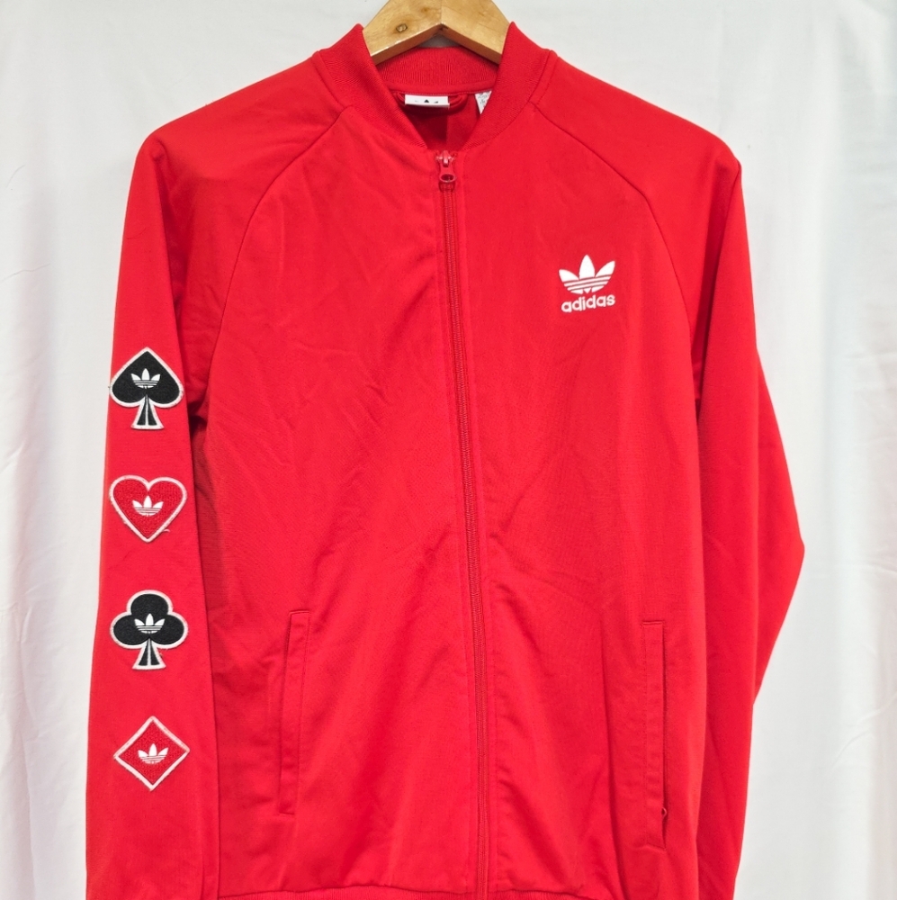 Adidas Youth Red Track Jacket